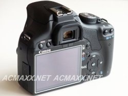 Acmaxx 3.0" Hard Lcd Screen Armor Protector For Canon Eos 600D Rebel T3I Kiss X5 Camera