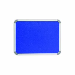 Info Board Aluminium Frame - 600 450MM - Royal Blue