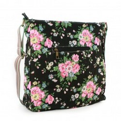 Tuff-Luv Ladies Floral 10" Canvas Carry Sling Bag