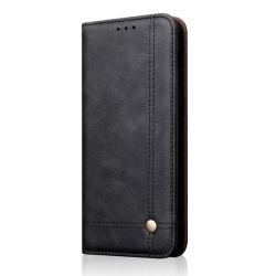Tuff-Luv Leather Case And Horizontal Stand For Huawei P Smart 2019 Black