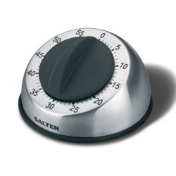Salter Oven & Stove Timer Brushed Stainless Steel