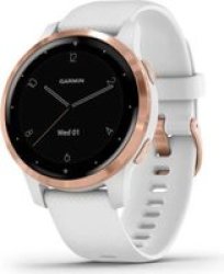 Garmin Vivoactive 4S Smartwatch in White & Rose Gold