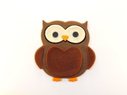 Owl Fondant And Cookie Cutter Set 4 Inches