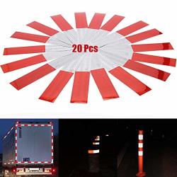 DOT Approved Reflective Reflector 20PCS " TRUCK CONSPICUITY Tape " Red White 