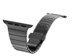 38MM 40MM Stainless Steel Link Strap For Apple Watch - Black