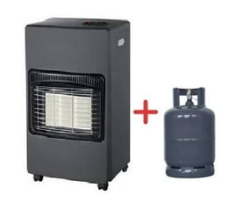 Gas Heater With An Empty 9KG Gas Cylinder Combo