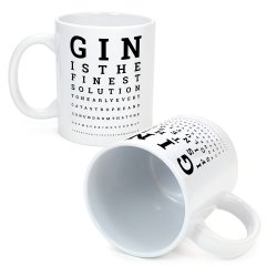 - The Gin Collective Novelty Coffee Mug - The Gin Eye Test
