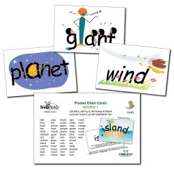 Snapwords Nouns 1 Pocket Chart Sight Word Cards