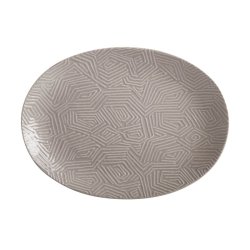 Maxwell & Williams Dune Oval Platter 41X30CM Taupe