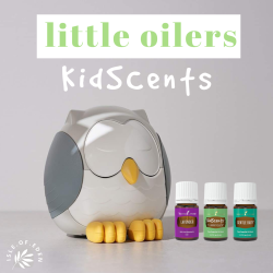 Kidscents Essential Oils & Feather The Owl Diffuser Cool Mist Humidifier White Noise Machine Night Light