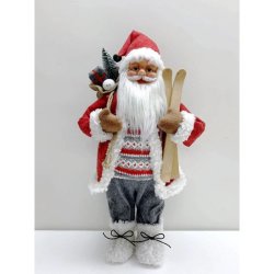 Red Grey Santa 60CM