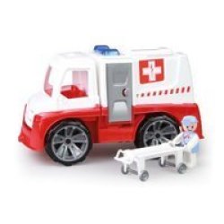 Toy Ambulance With Play Figure & Stretcher: Truxx 29CM