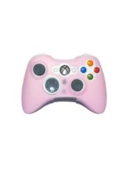 Pink Silicone Skin Case Cover For Xbox 360 Controller