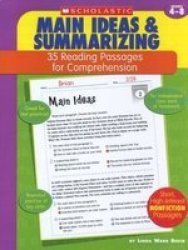 Main Ideas & Summarizing: 35 Reading Passages for Comprehension