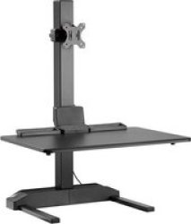 LUMIN Lumi Bracket Sit-stand Electric Desk Converter With Single Monitor Mount
