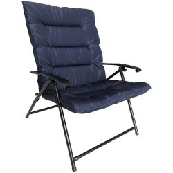 Seagull Leisure Seagull Navy Padded Folding Patio Chair Reviews