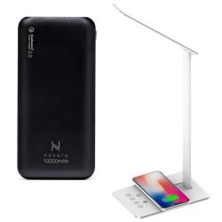 Novaro 10000 Mah Fast Charging Powerbank And Kenton Phone Charging Lamp