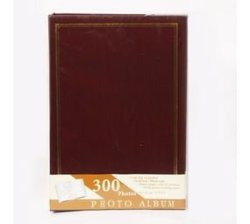 Photo Album For 300 Photos - Burgundy Pack Of 2