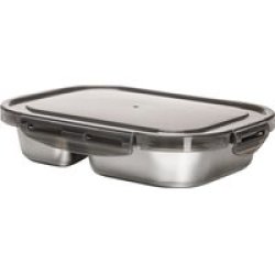 2-division 900ml Bento Stainless Steel Food Container