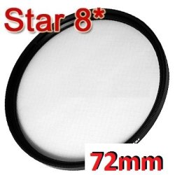 Generic 8-point Star Filter For Lens With 72mm Filter Thread