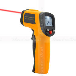Non-contact Infrared Thermometer With Ir Laser Targeting And Lcd Display Gm300
