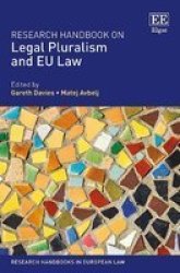 Research Handbook On Legal Pluralism And Eu Law Hardcover