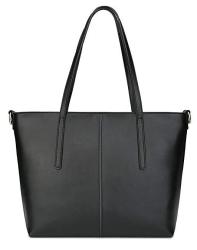 Ilishop Women's New Fashion Handbag Genuine Leather Shoulder Bags Tote Bags Hot Black-small