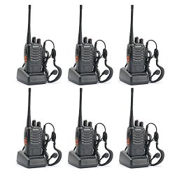 BAOFENG Bf-888s Two Way Radio Pack Of 6