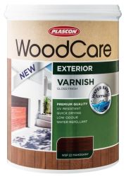 Wood Varnish Exterior Gloss Water-based Woodcare Oregon Pine 5L