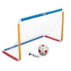 Little Tikes Easy Score Soccer Set Game Outdoor Toys For Backyard Fun Summer Play - Goal With Net Soccer Ball And Pump Included