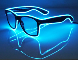 Future Light Container EL Wire - Glasses - Blue