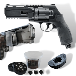 T4E HDR50 Revolver 13 Joules+ Package 1 0.50 Caliber Black