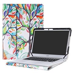 Alapmk Protective Case Cover For 14" Acer Chromebook 14 CB3-431 Series Laptop Not Fit Acer Chromebook 14 For Work CP5-471 Series Love Tree