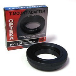 Opteka T-mount Adapter For Sony Alpha Digital Slrs DSLR-A350 A300 A200 A700 A900 A100 A380 A500 A550 A850 A450 A290 A390 A580 SLT-A33 A55
