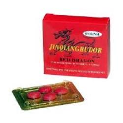 Red Dragon Sexual Performance Viagra Pills For Men - Herbal Tablet - 4 In Pack - Min 10 - No Box