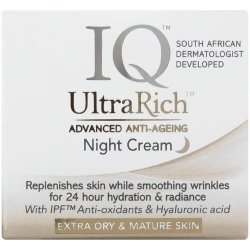IQ Ultrarich Advanced Anti-ageing Night Cream Extra Dry & Mature Skin 50ML