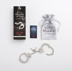 Fifty Shades Of Grey You. Are. Mine. Metal Handcuffs