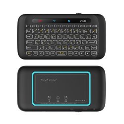 Upgraded Mitid 2 In 1 Backlit MINI Keyboard And Rgb Touch Panel Combo With Ir Learning For Computer Google Android Tv Box Iptv Htpc Kodi
