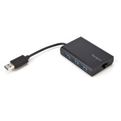 Targus USB 3.0 Hub With Gigabit Ethernet Black