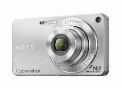 Sony DSC-W350 14.1MP Digital Camera With 4X Wide Angle Zoom With Optical Steady Shot Image Stabilization And 2.7 Inch Lcd Silver