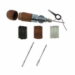 Deals on Lzndeal Sewing Stitching Awl Tool Kit Leather Punch Hole