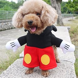 Nacoco Pet Clothes Pet Costume Mickey Costumes Dog Clothes Large