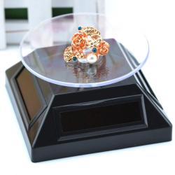 Solar Showcase 360 Turntable Rotation Display Stand For Displaying Jewelry Wa