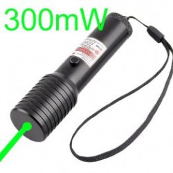 Brandnew 300MW 532NM Green Beam Laser Pointer + Li Battery + Charger
