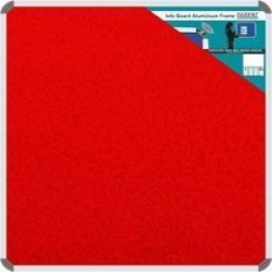 Parrot Products Info Board Aluminium Frame 900 900MM Red