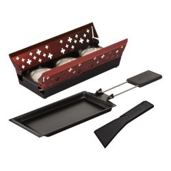 Raclette Set - Candle Light MINI Red