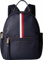 Althea Pebble Pvc Backpack Tommy Navy 