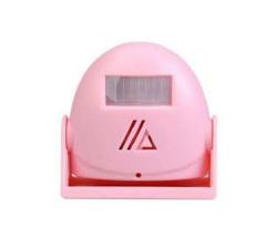 Wireless Infrared Motion Sensor Voice Prompter Warning Alarm doorbell-pink