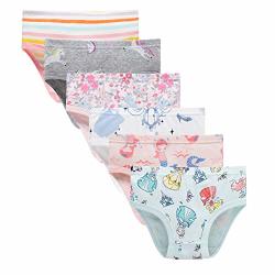 Baby Soft Cotton Panties Little Girls Mermaid Briefs Toddler Underwear 10 12YRS Mixed Colour