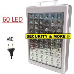 Emergency Light LED Rechargeable 60LED